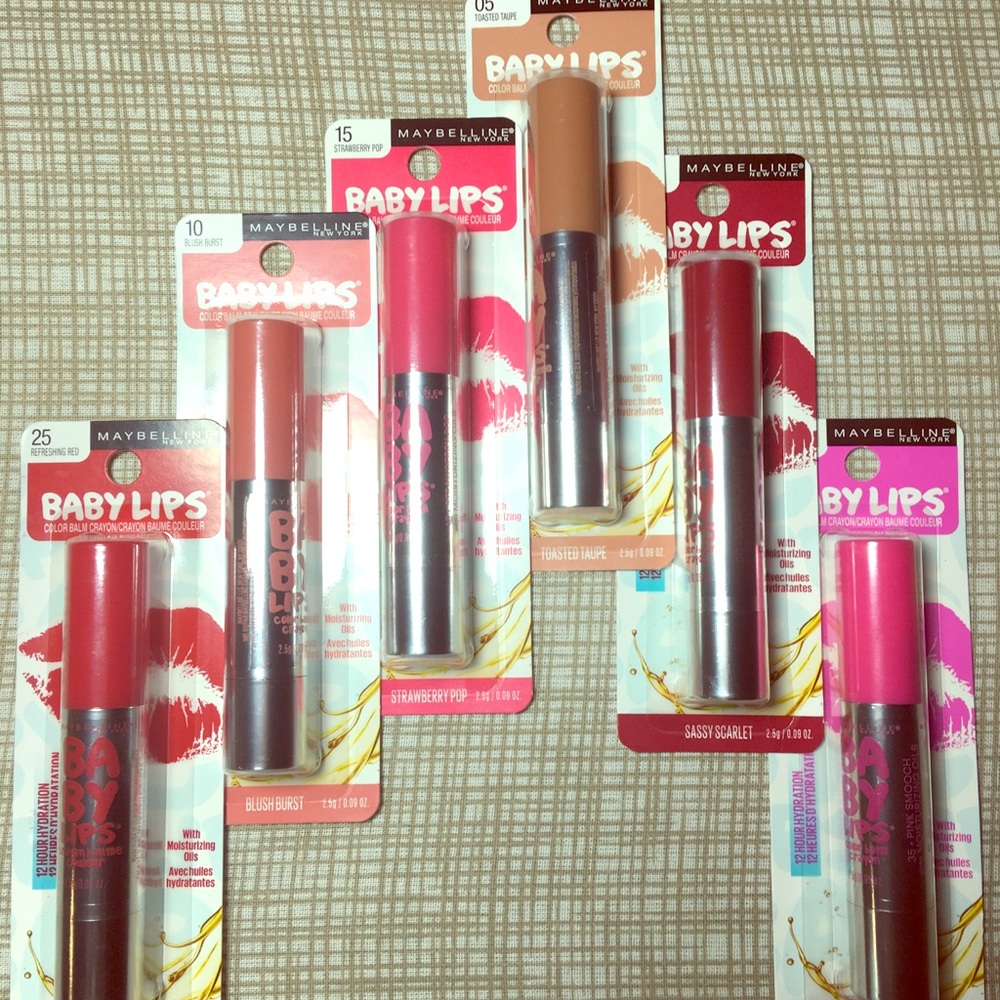 Baby Lips CosmeticsSold as a Lot